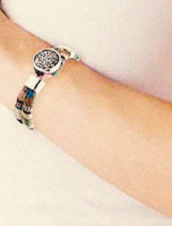 Customer photo review of Boho Flower Charm Bracelet