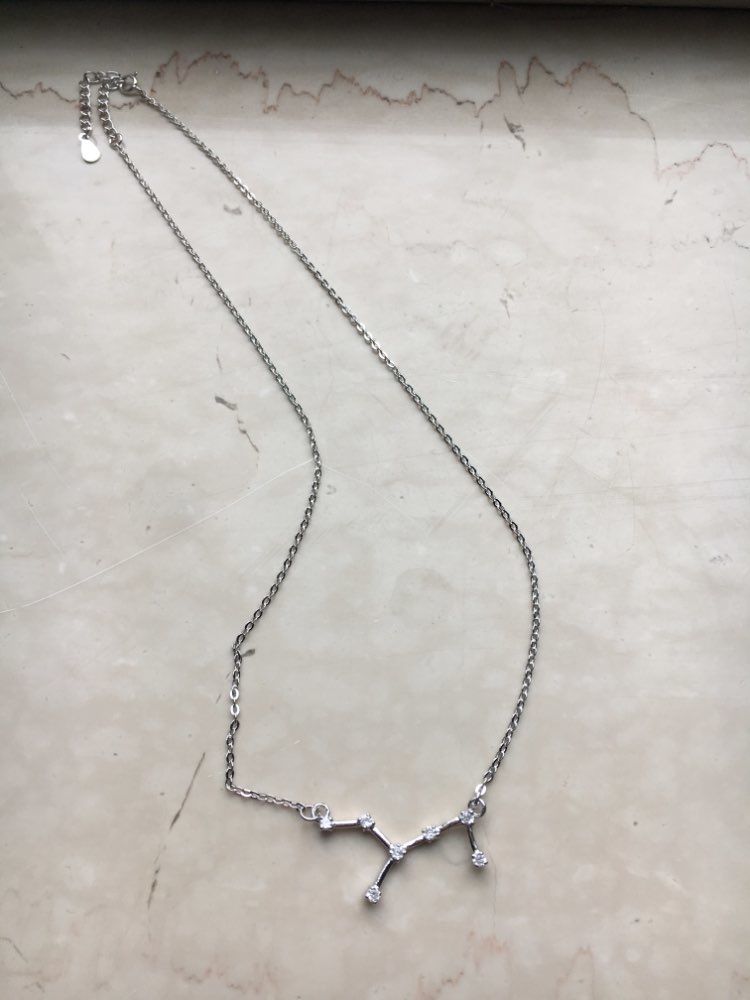 Customer photo review of Zodiac Constellation Necklace