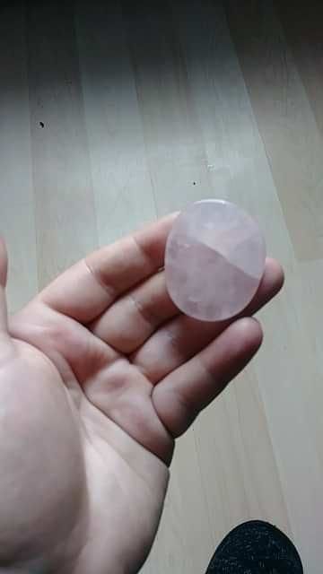 Customer photo review of Anti-Worry Thumb Stone