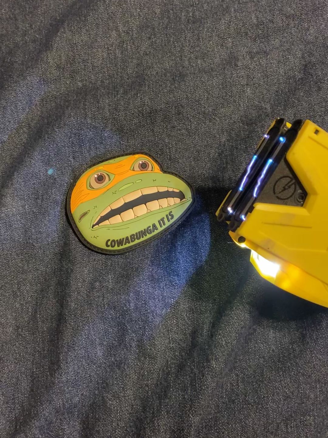 Customer photo review of Cowabunga Morale Patch