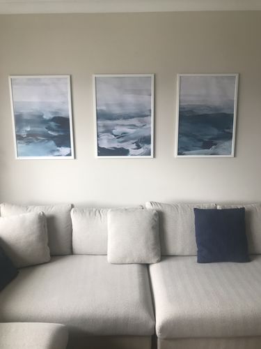 Customer photo review of Gentle Waves Canvas Prints