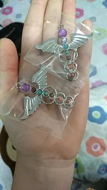 Customer photo review of 7 Chakra Pendant