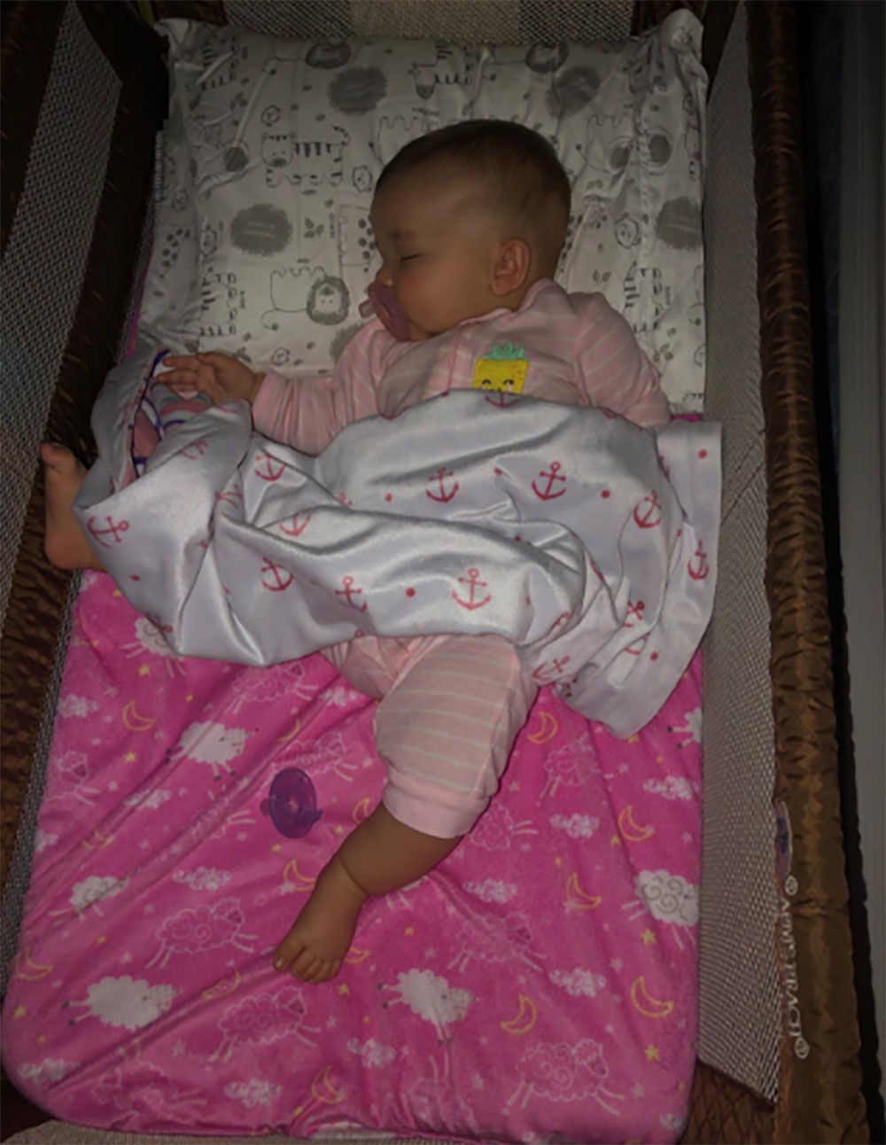 Customer photo review of Toddler Pillow with Cute Pillowcase