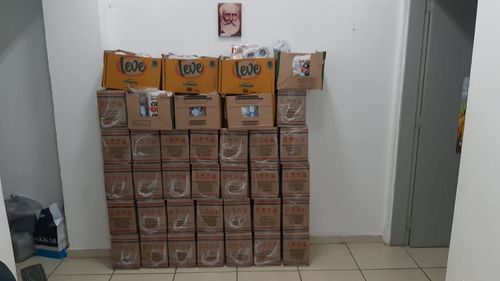 Customer photo review of Cesta Básica Econômica Kit