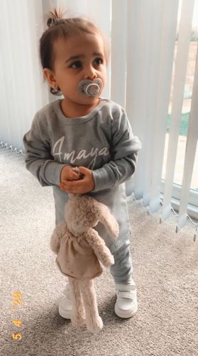 Customer photo review of Personalised Roma Tracksuit (0-12 Years) (MRK X)