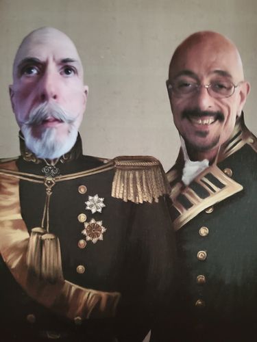 Customer photo review of The Brothers In Arms - Custom Canvas