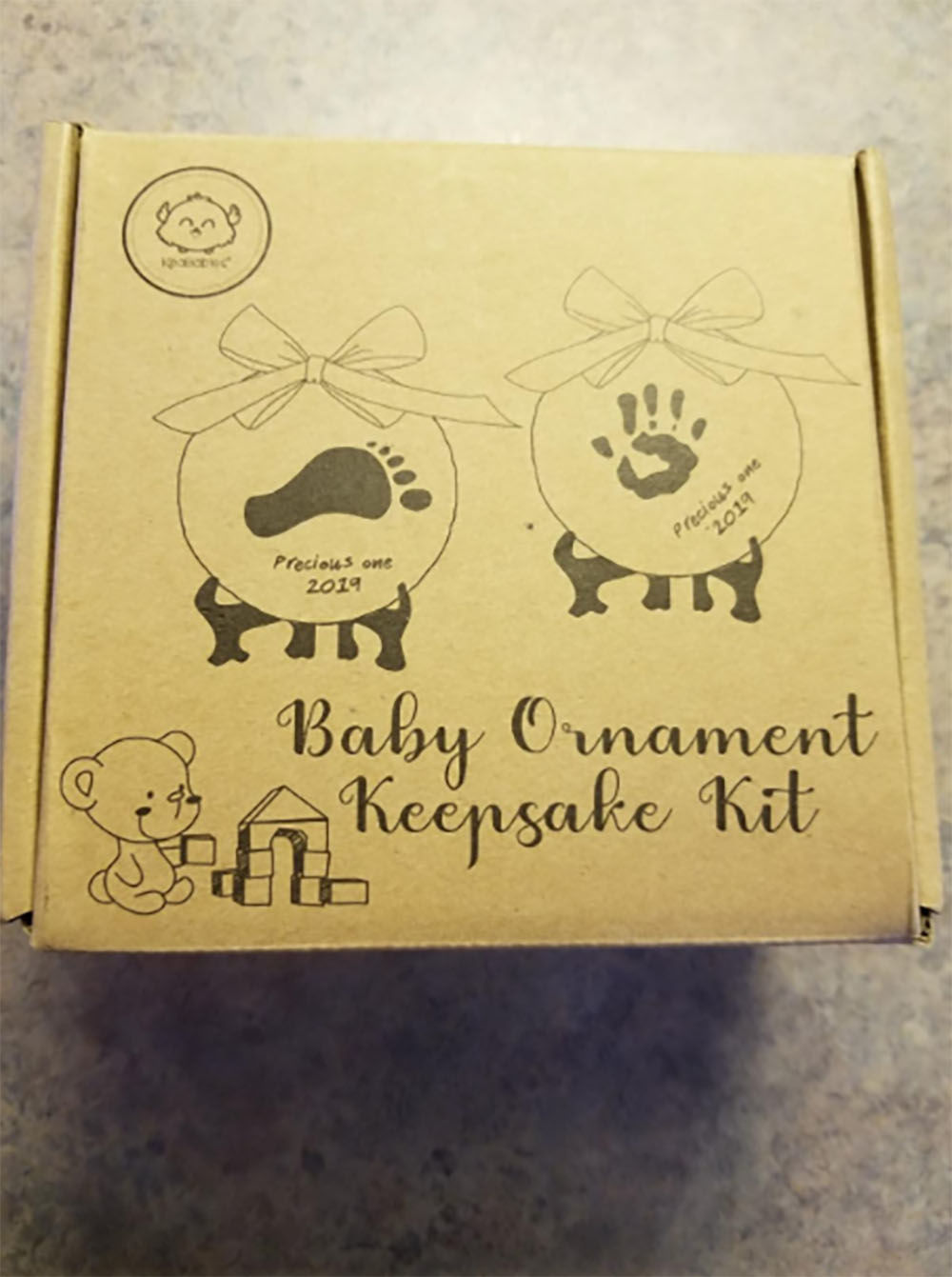 Customer photo review of Baby Handprint Keepsake Ornament