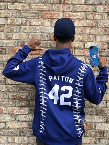 Customer photo review of Patton/42/Blue+White/L