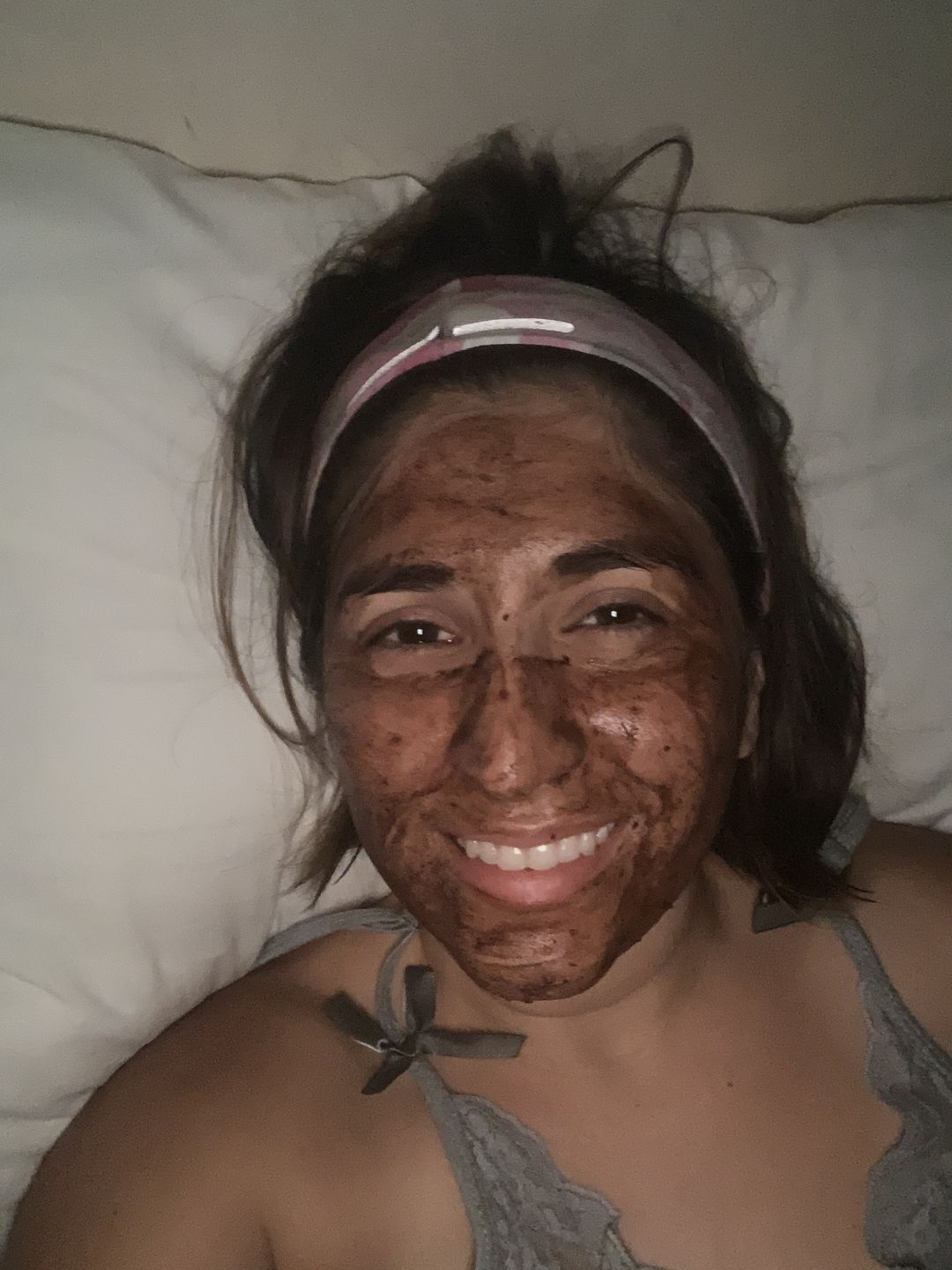 Customer photo review of Exfoliante / Mascarilla Facial de Tepezcohuite y 5 arcillas