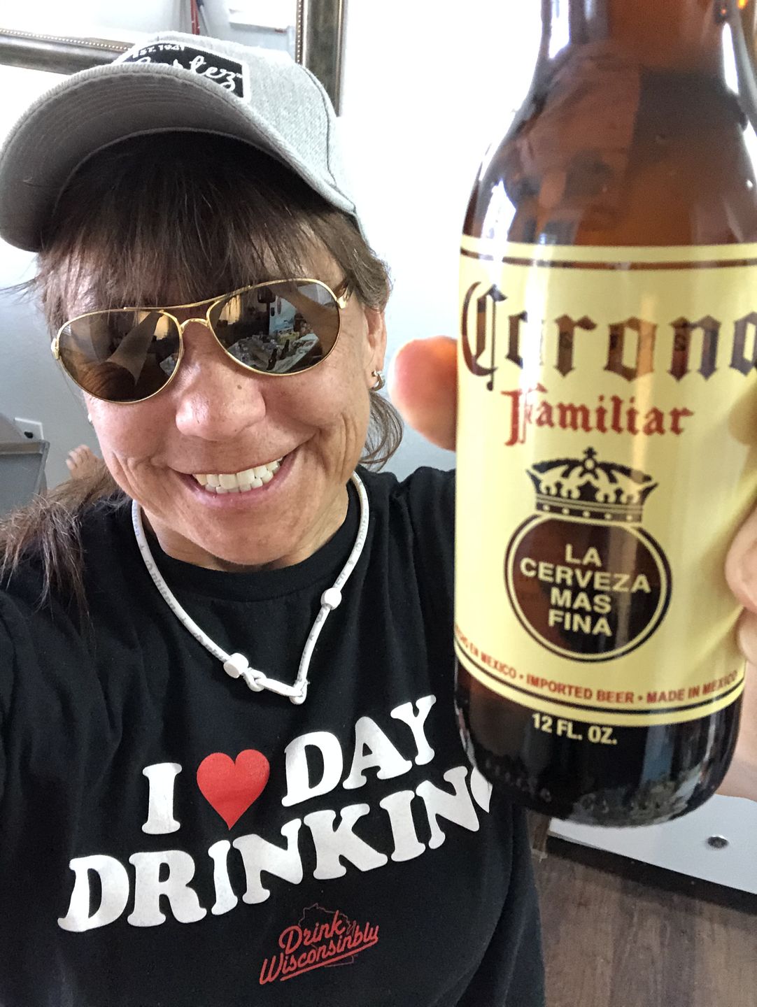 Customer photo review of "I Love Day Drinking" T-Shirt