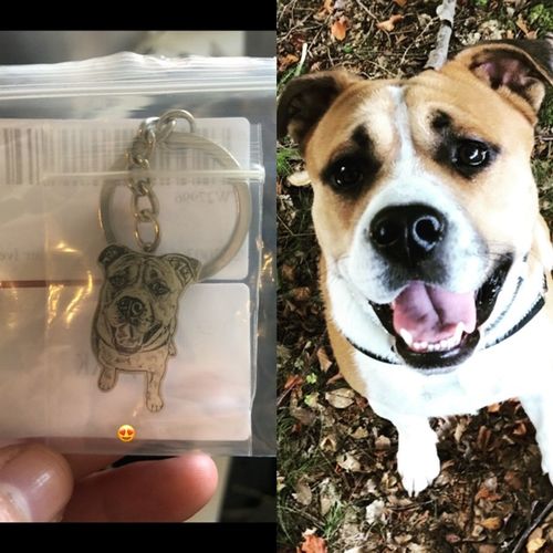 Customer photo review of Silvercut™ Keychain
