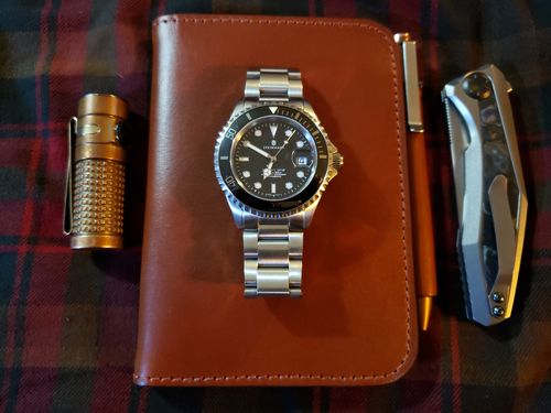 Customer photo review of No.77 | 'Chestnut' Notebook Passport Wallet