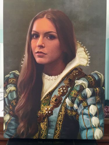 Customer photo review of The Sapphire Queen - Custom Canvas