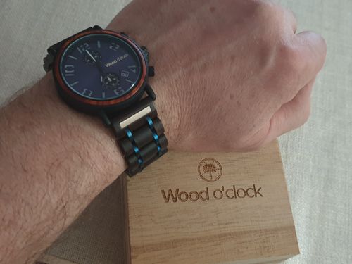 Customer photo review of Wood o'clock - Blue Ocean