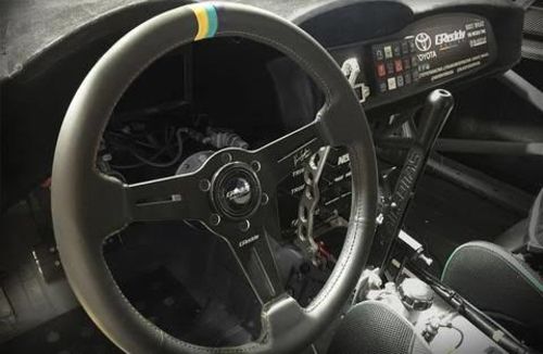 Customer photo review of 14" (350mm)  GPP Style Suede Leather Steering Wheels With 3 Color Stitching