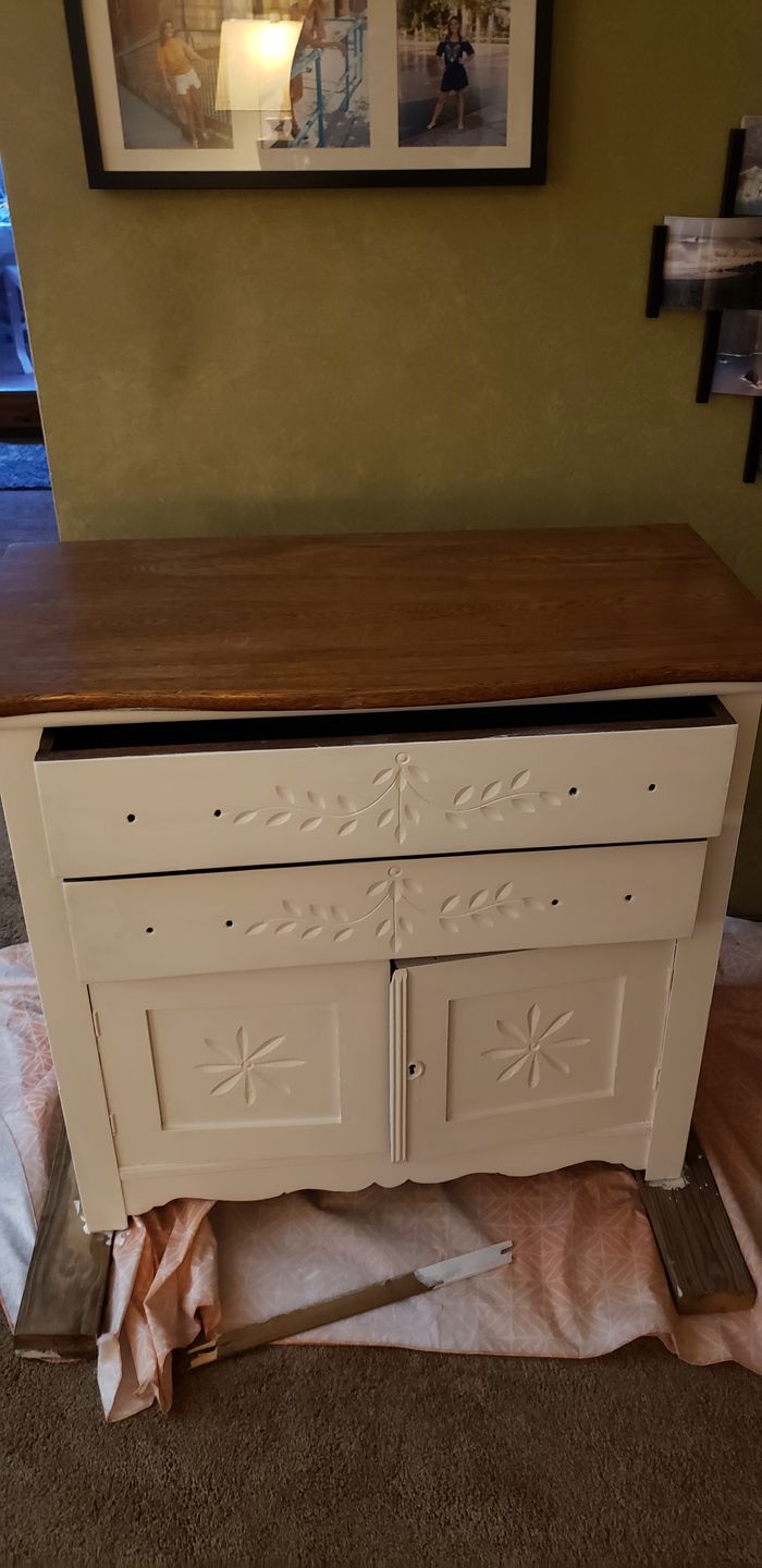 Customer photo review of Pasha White - One Step Paint