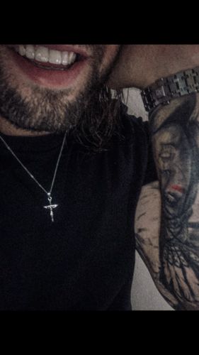 Customer photo review of Crucifix (Silver)