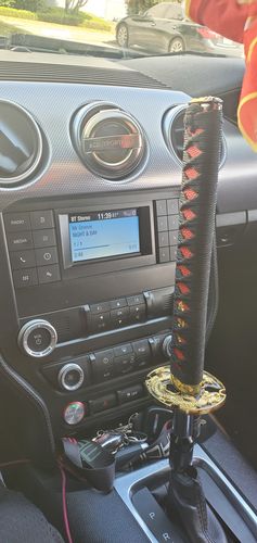 Customer photo review of Universal 26cm Katana Samurai Sword Gear Shift Knob