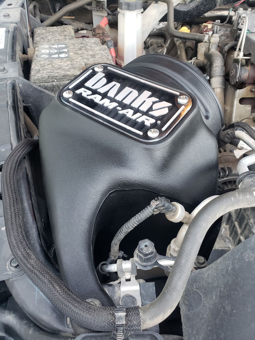 Customer photo review of 2013-2018 Cummins RAM-Air Cold Air Intake Kit (42255-D)