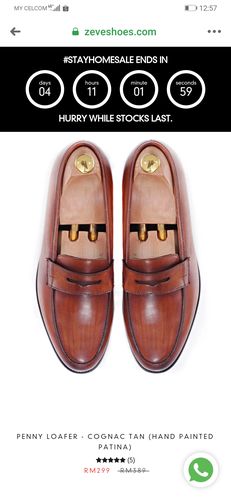 Customer photo review of Tassel Loafer - Red Burgundy (Hand Painted Patina)