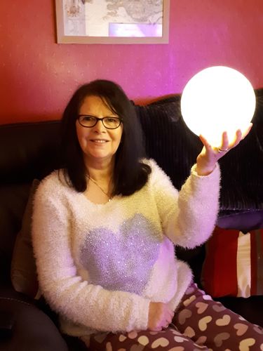 Customer photo review of The Original Moon Lamp™