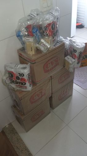 Customer photo review of Cesta Básica Econômica Kit