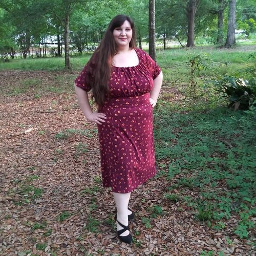 Customer photo review of Rebdolls “Girl Next Door” Floral Skater Mini Dress