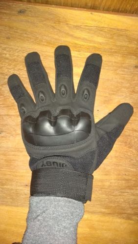 Customer photo review of Touch Screen Tactical Gloves Military Army Full Finger Gloves