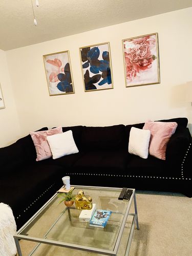 Customer photo review of Floral Canvas Prints