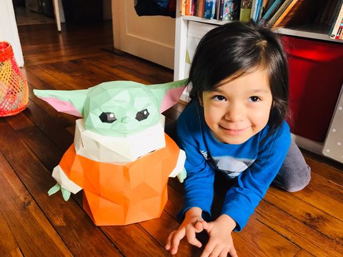 Customer photo review of Bébé Yoda