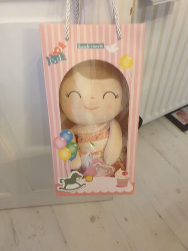Customer photo review of Personalized Leya Doll Customized Baby Gift with Gift Bag - 5 Colors