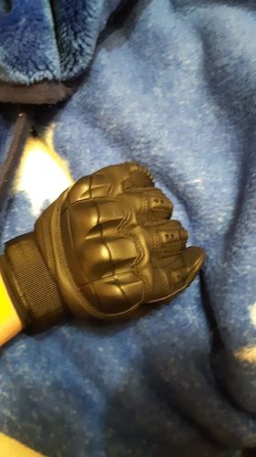Customer photo review of Anti-skid Cut-proof Sports Fitness Touch Screen Tactical Gloves