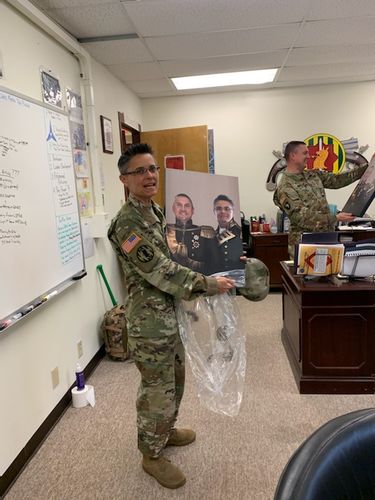 Customer photo review of The Brothers In Arms - Custom Canvas