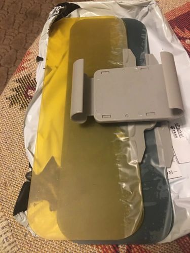 Customer photo review of Dualvizier™ | Nooit meer last van nare lichten