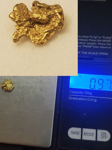 Customer photo review of 10 Lb. NUGGET RESERVE ELITE™ Gold Paydirt Unsearched