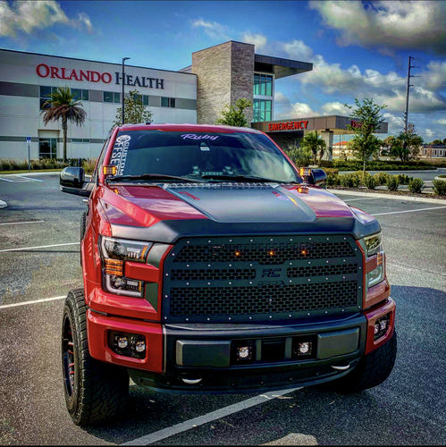 Customer photo review of 3.75'' side shooter led pod lights ditch light for trucks, trailers, jeep, atv, utv, 4x4, emergency vehicles (2 pack)