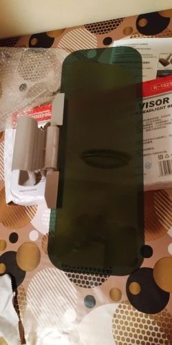 Customer photo review of Dualvizier™ | Nooit meer last van nare lichten