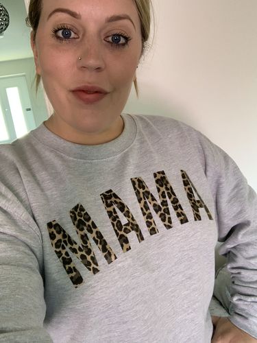 Customer photo review of Mama Leopard Sweatshirt 00 (MRK X)