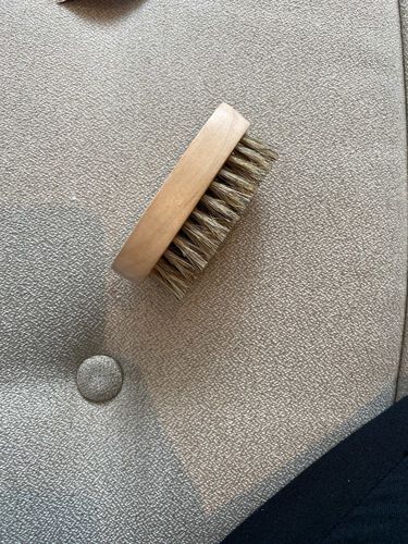 Customer photo review of Boar Bristle Beard Brush – Natural Beard Grooming