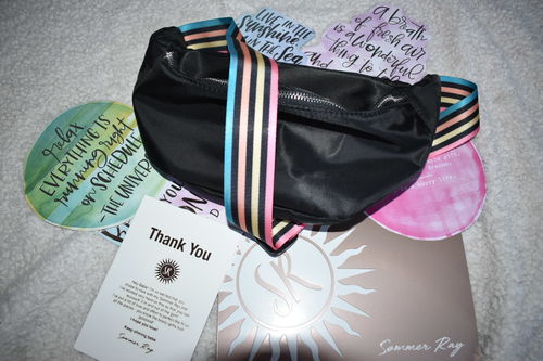 Customer photo review of Rainbow Fanny Pack Black