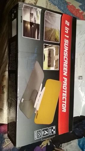 Customer photo review of Dualvizier™ | Nooit meer last van nare lichten