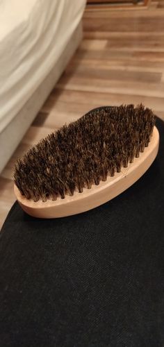 Customer photo review of Boar Bristle Beard Brush – Natural Beard Grooming