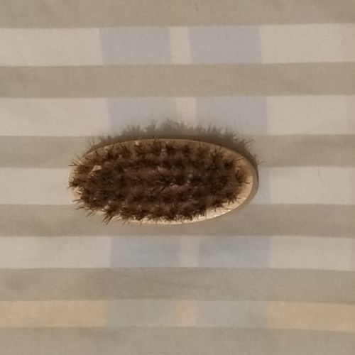 Customer photo review of Boar Bristle Beard Brush – Natural Beard Grooming