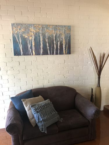 Customer photo review of Graceful Dissipation - Asst Sizes Canvas Art - EA137