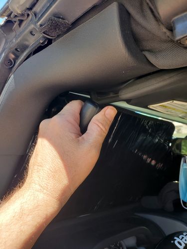Customer photo review of Steel Grab Handle for 07-18 Jeep Wrangler JK/ JKU