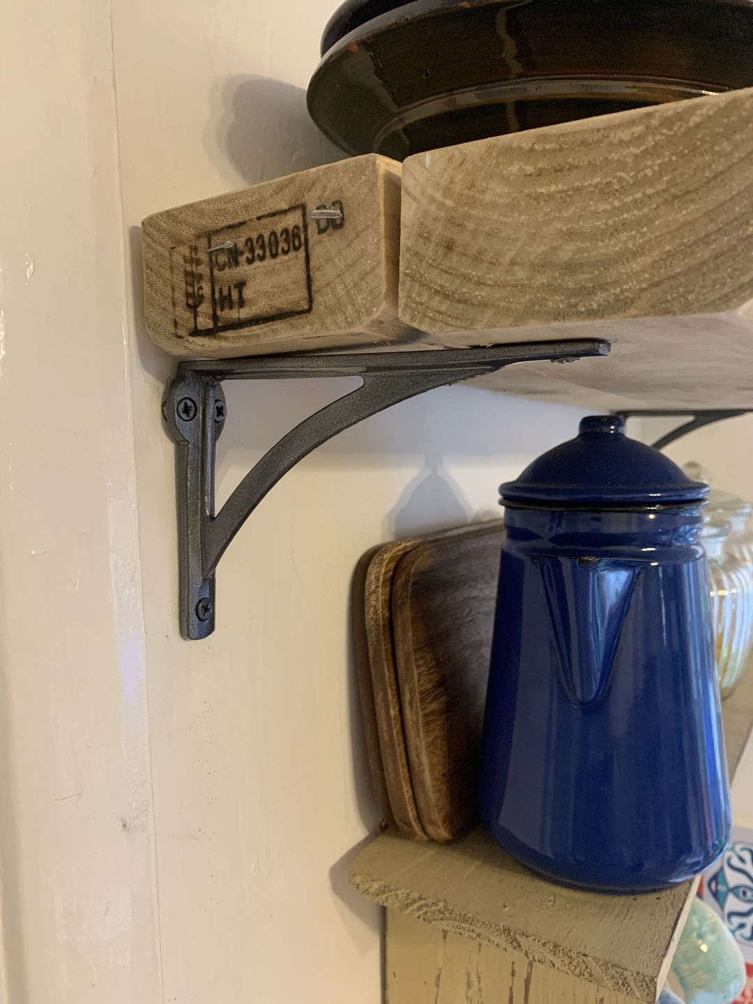 Customer photo review of 6 Inch Ironbridge Cast Iron Shelf Bracket