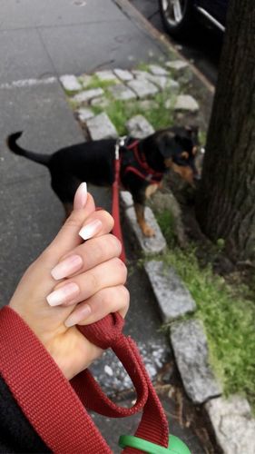 Customer photo review of INSTANT GLAM- BABY BOOMER NUDE OMBRÉ SET