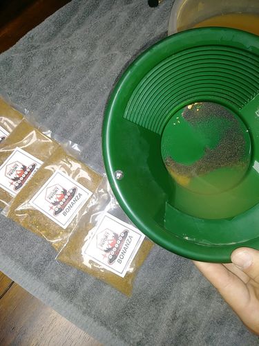 Customer photo review of *NEW*: 2020 JACKPOT 'Bonanza' - Gold Paydirt Concentrate - Panning Pay Dirt Bag
