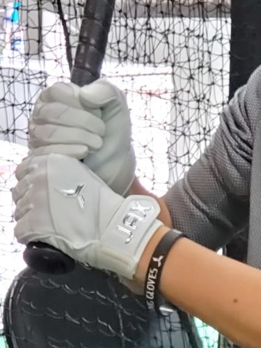 Customer photo review of Youth JAX 2.0 Batting Gloves