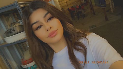 Customer photo review of Full Shine Tape in Hair Extensions 100% Virgin Human Hair Darkest Brown (#2)